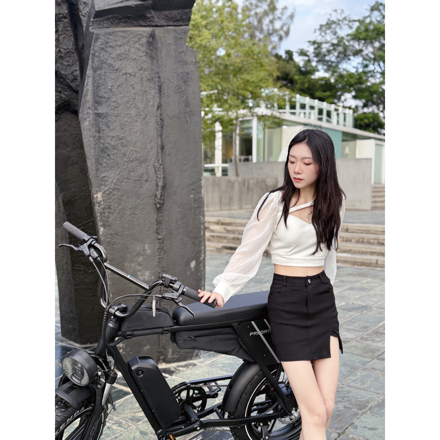 越野胖胎電能車 閃電標