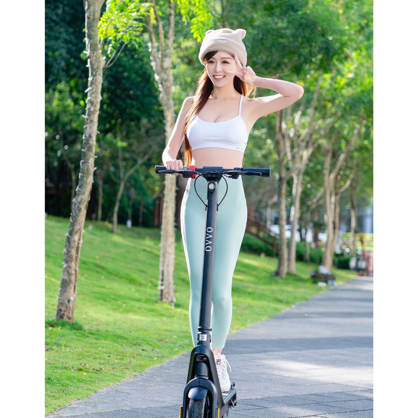 ovvo S9 electric scooter (black)