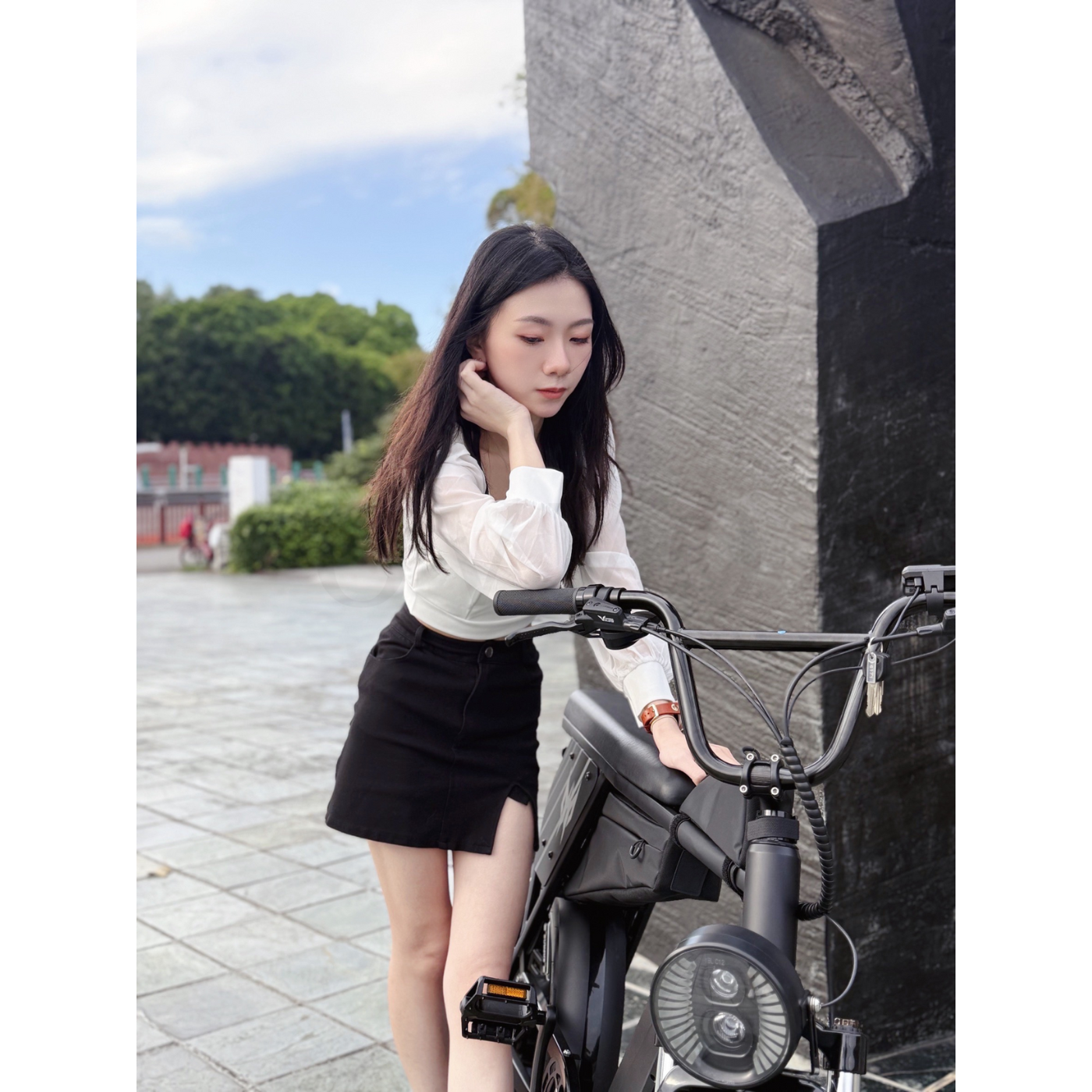 越野胖胎電能車 閃電標